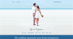 Desktop Screenshot of buy-our-honeymoon.com